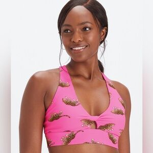 Fabletics Oasis Twist Sports Bra - Wild Hearts | Size XXL / 1X